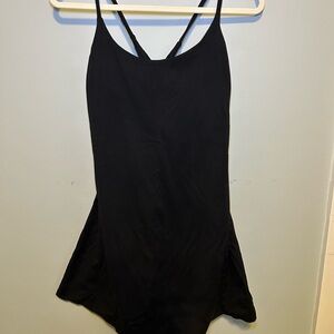 Halara black athletic dress with built in shorts